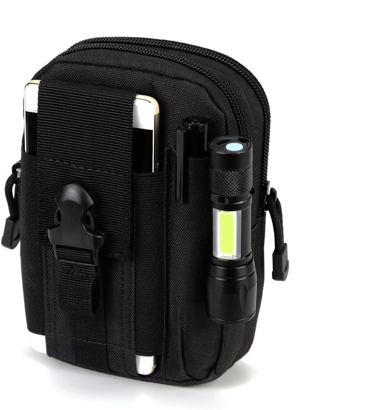 Military Utility Bag - EDC Belt Pouch with MOLLE System - Lamylie