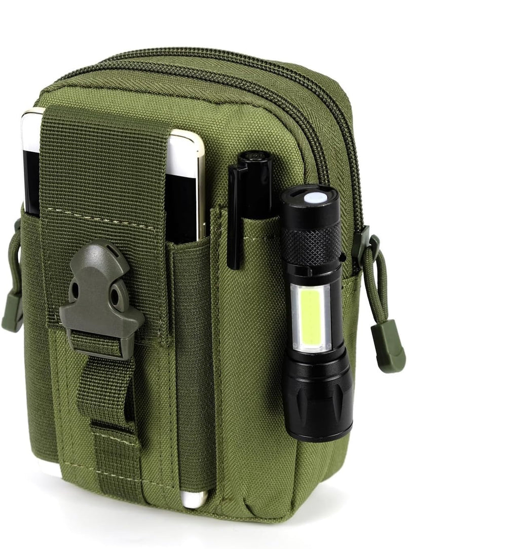 Military Utility Bag - EDC Belt Pouch with MOLLE System - Lamylie