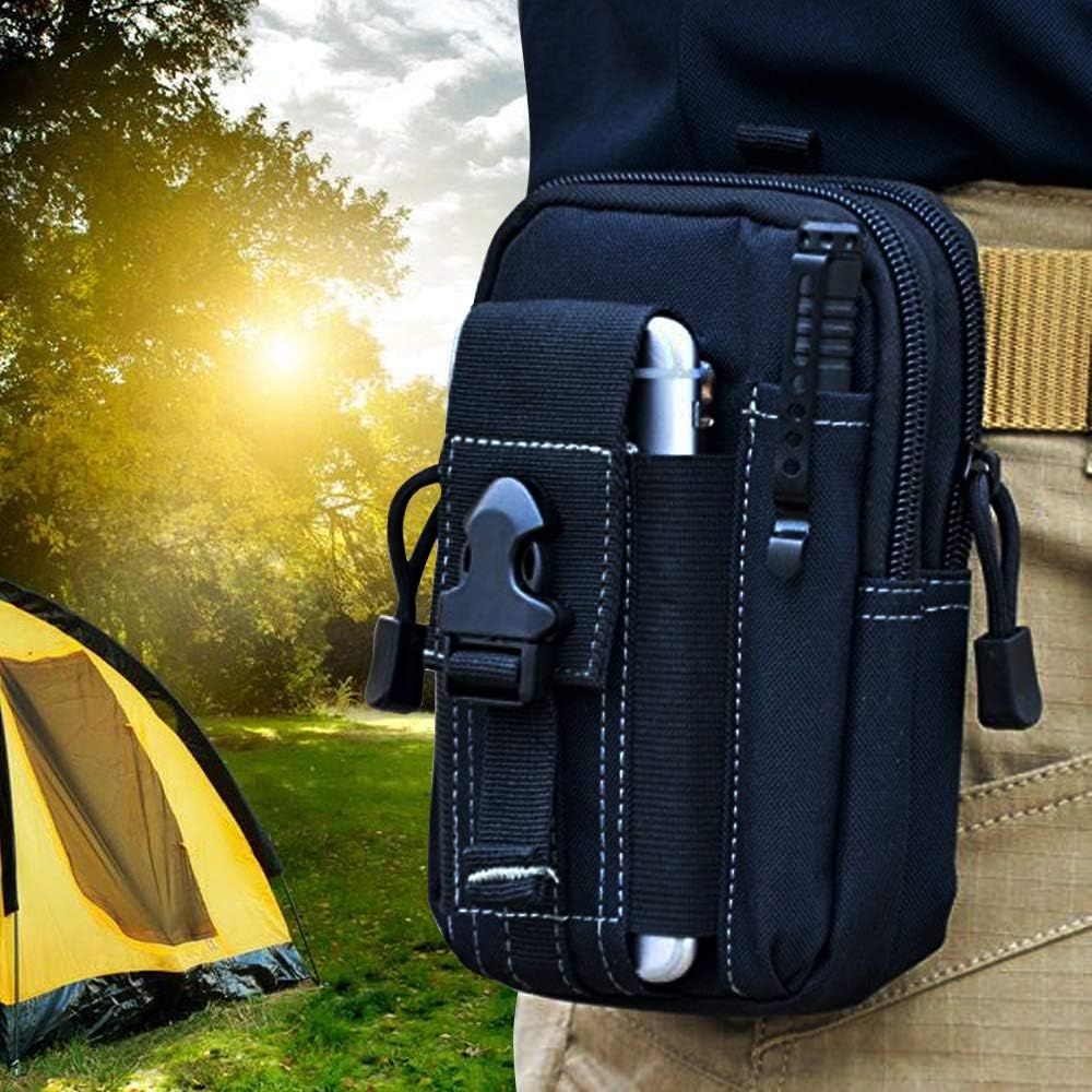 Military Utility Bag - EDC Belt Pouch with MOLLE System - Lamylie