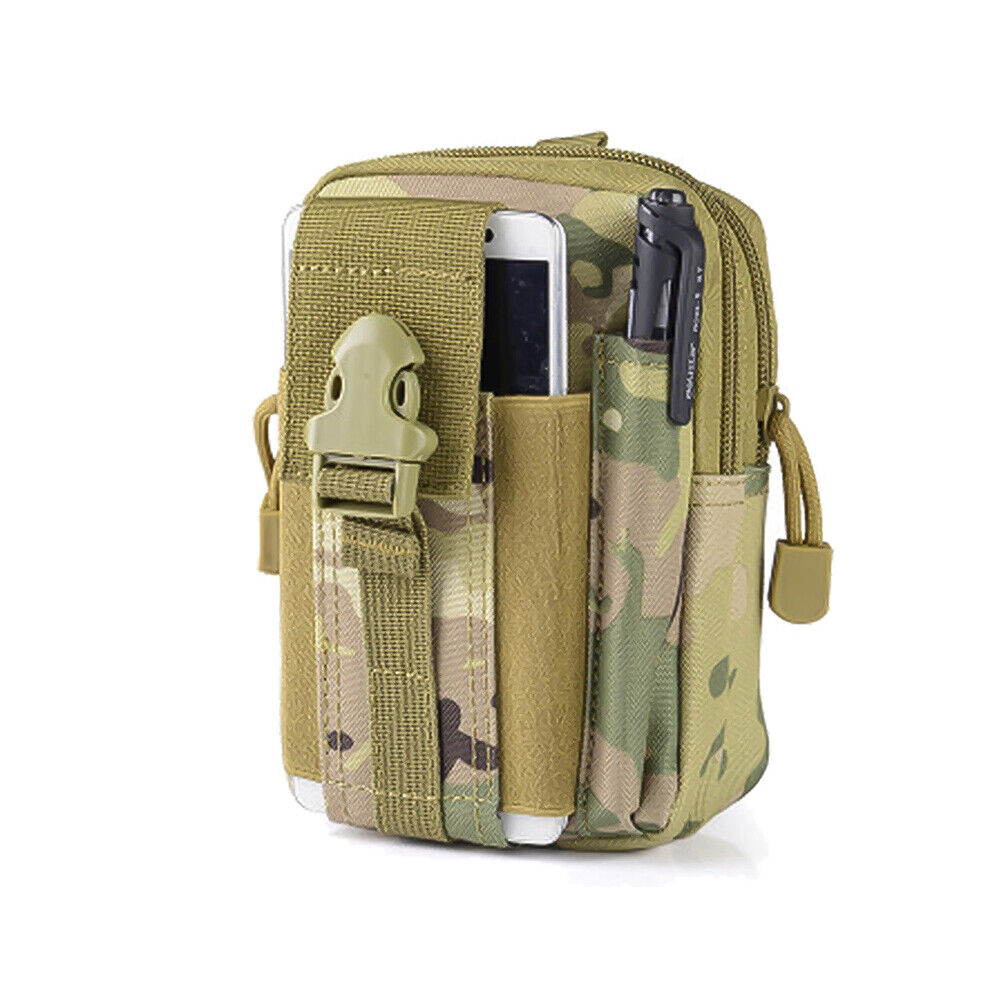 Military Utility Bag - EDC Belt Pouch with MOLLE System - Lamylie