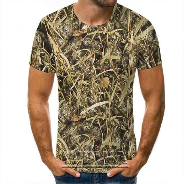 T-shirt de camouflage pour aventures en plein air et activités de chasse – Lamylie