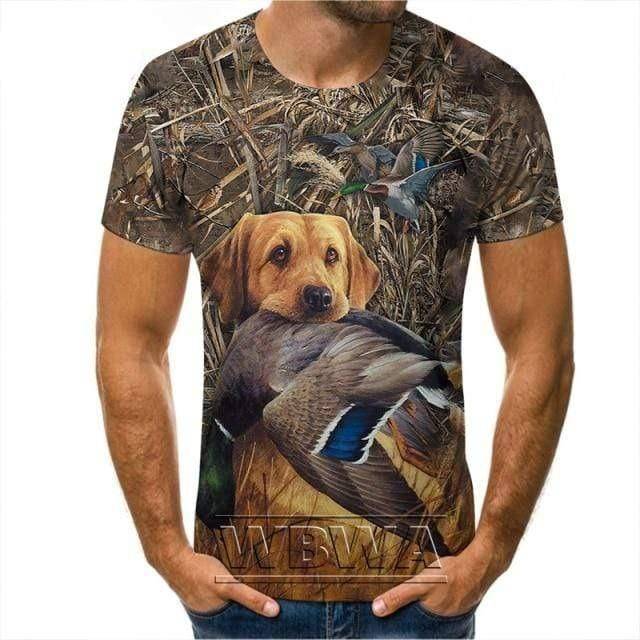 T-shirt de camouflage pour aventures en plein air et activités de chasse – Lamylie