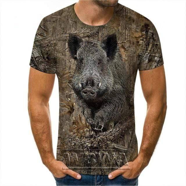 T-shirt de camouflage pour aventures en plein air et activités de chasse – Lamylie