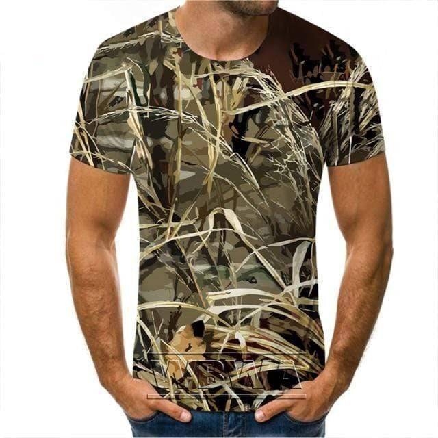T-shirt de camouflage pour aventures en plein air et activités de chasse – Lamylie