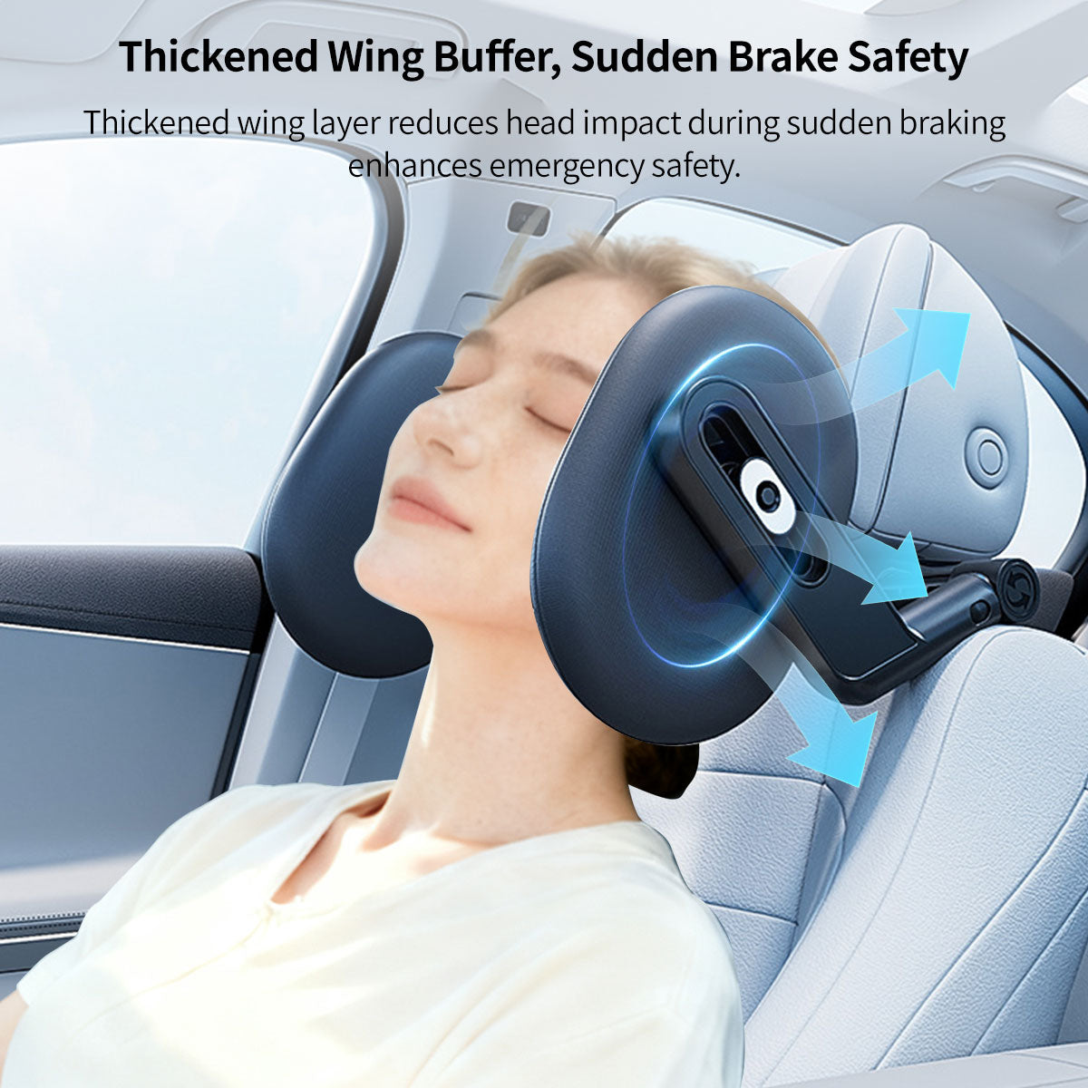 Oreiller de soutien cervical pour appuie-tête de voiture - Lamylie