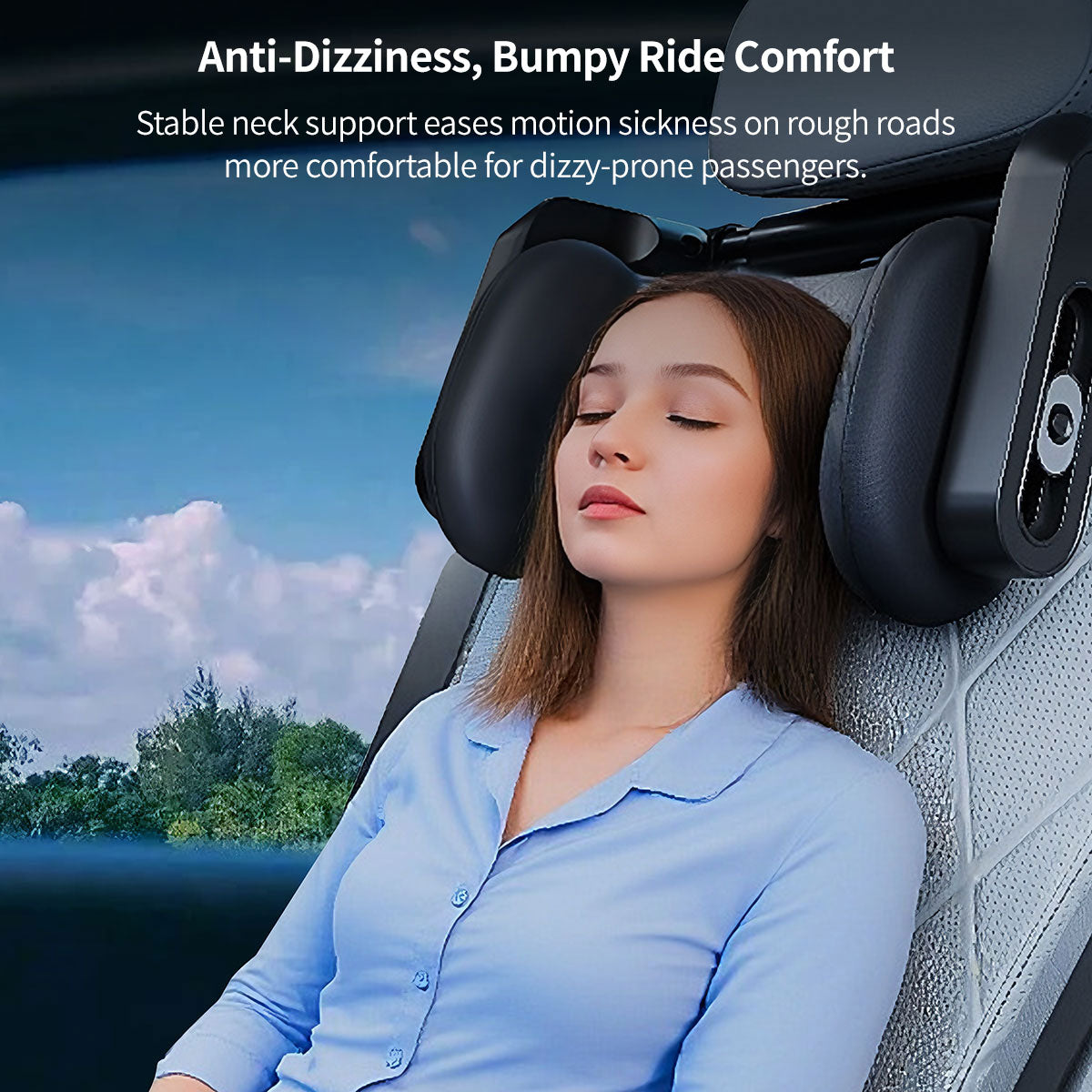 Oreiller de soutien cervical pour appuie-tête de voiture - Lamylie