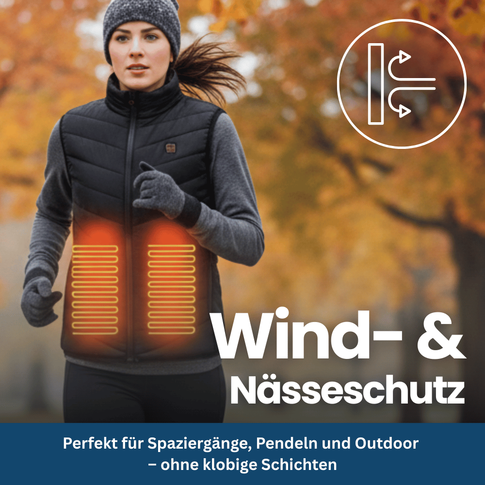 Gilet riscaldato con 9 zone di riscaldamento per il comfort del busto - Lamylie