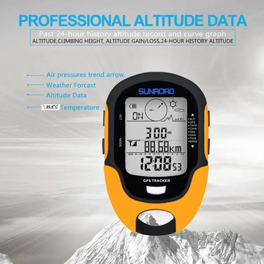 Digitaler GPS-Höhenmesser mit Barometer- und Kompassfunktionen - Lamylie