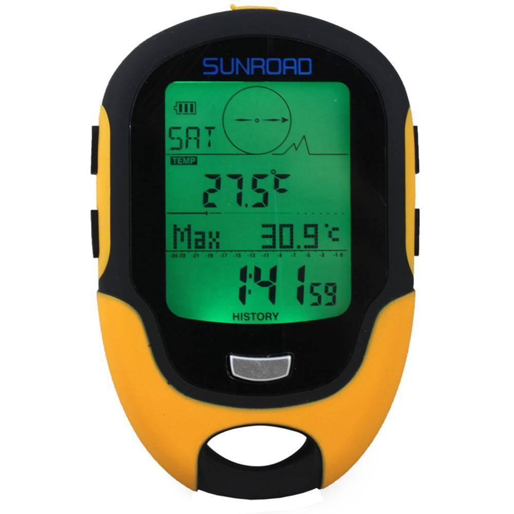 Digitaler GPS-Höhenmesser mit Barometer- und Kompassfunktionen - Lamylie
