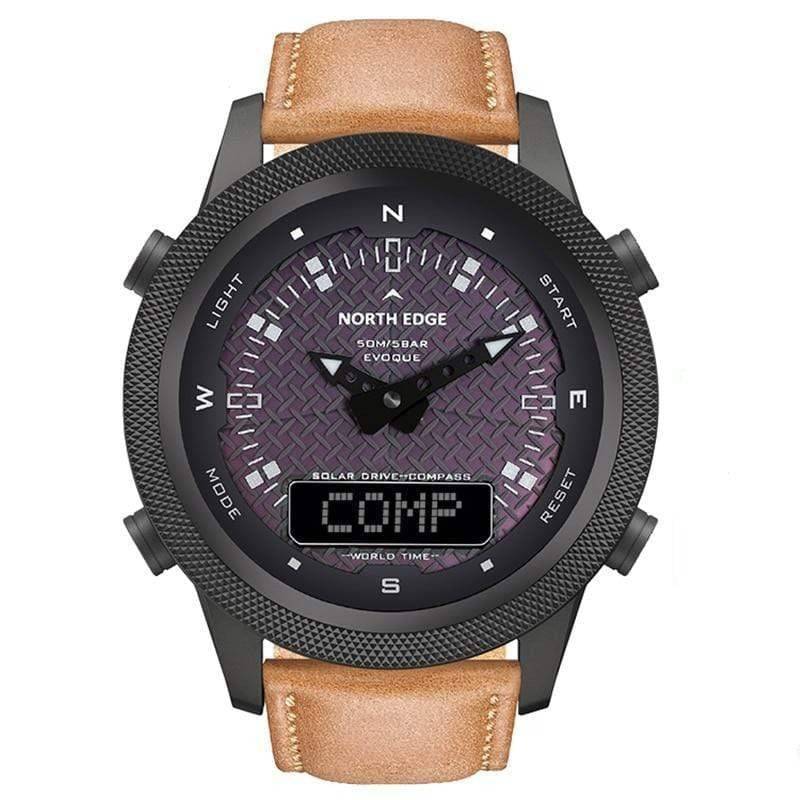 Outdoor Expedition Watch with Digital Solar Compass - Lamylie