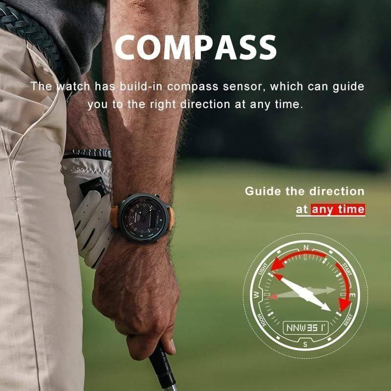 Outdoor Expedition Watch with Digital Solar Compass - Lamylie