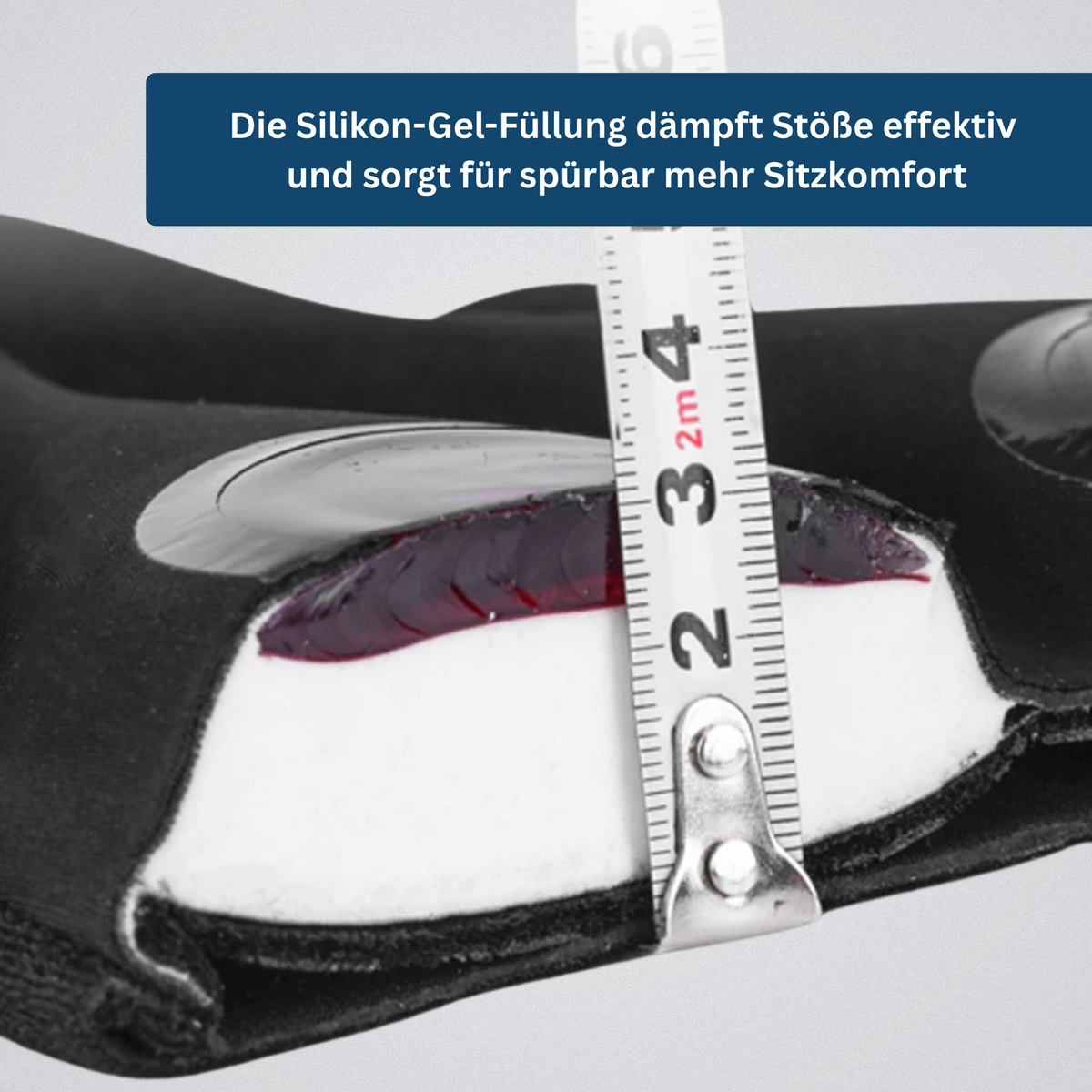 Komfortabelt cykelsæde med ergonomisk støtte - Lamylie
