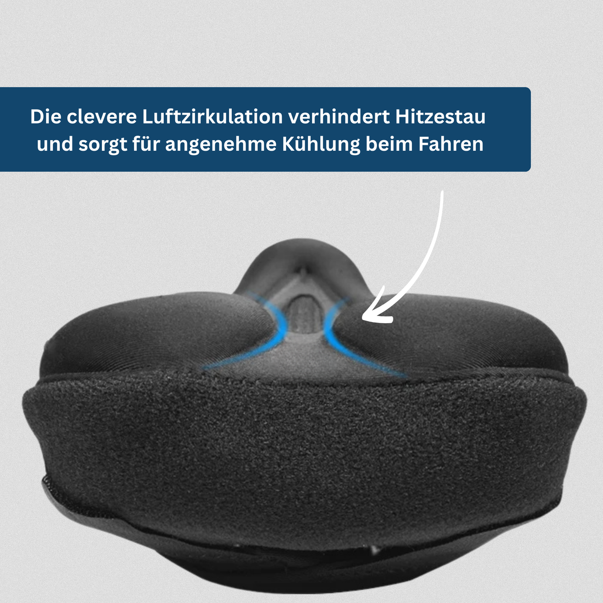 Komfortabelt cykelsæde med ergonomisk støtte - Lamylie