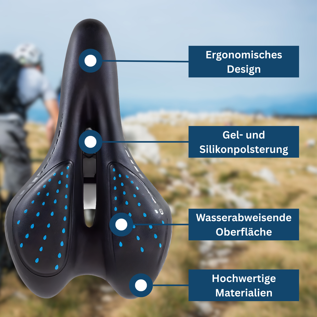 Comfortabel fietszadel met ergonomisch ontwerp - Lamylie