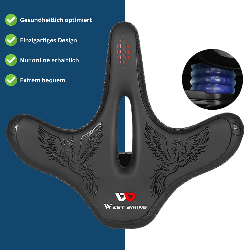 Pohodlné ergonomické sedlo na kolo pro lepší zážitek z jízdy - Lamylie