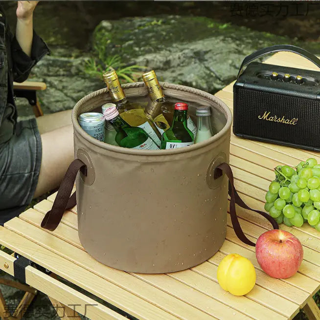 Cubo de agua plegable para actividades al aire libre - Lamylie