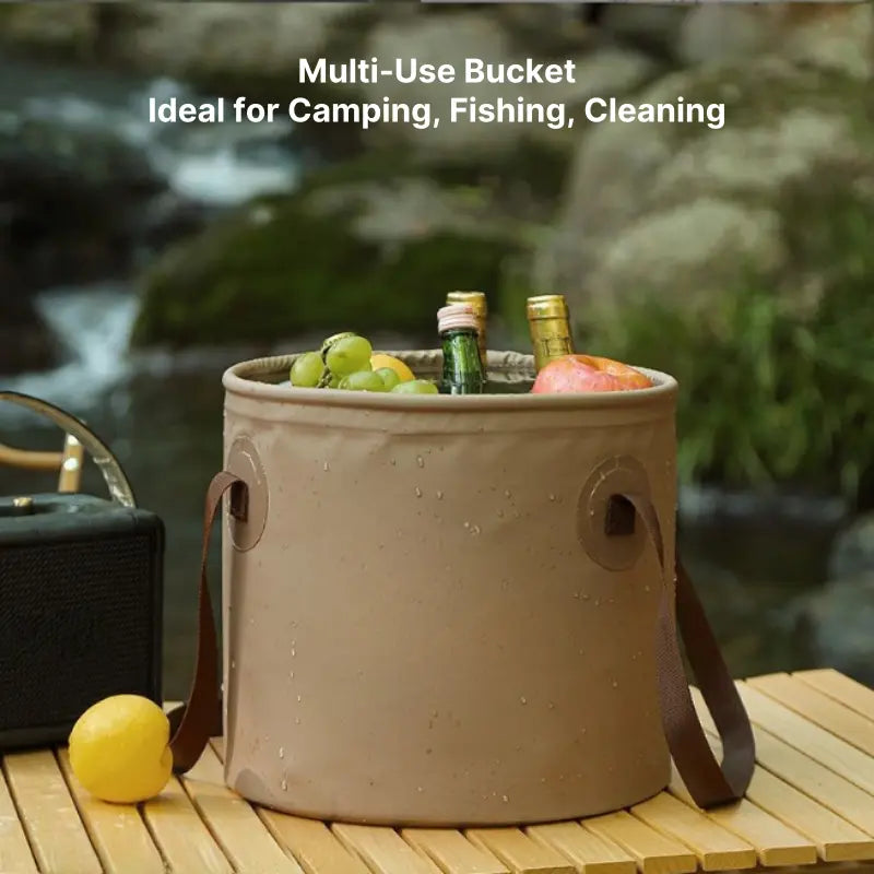 Cubo de agua plegable para actividades al aire libre - Lamylie