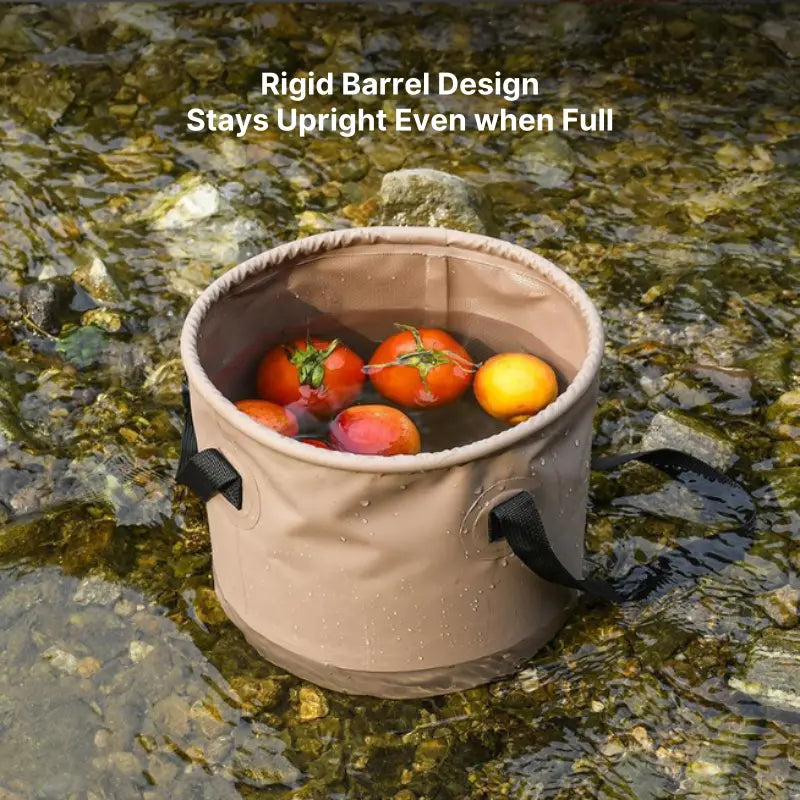 Cubo de agua plegable para actividades al aire libre - Lamylie