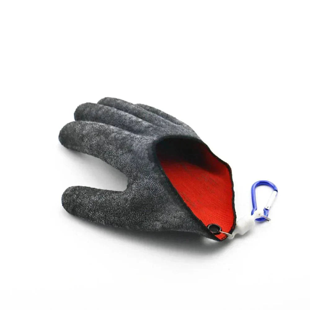 Gants de pêche à doigts couvrants avec aimant de dégagement pour protéger les mains - Lamylie