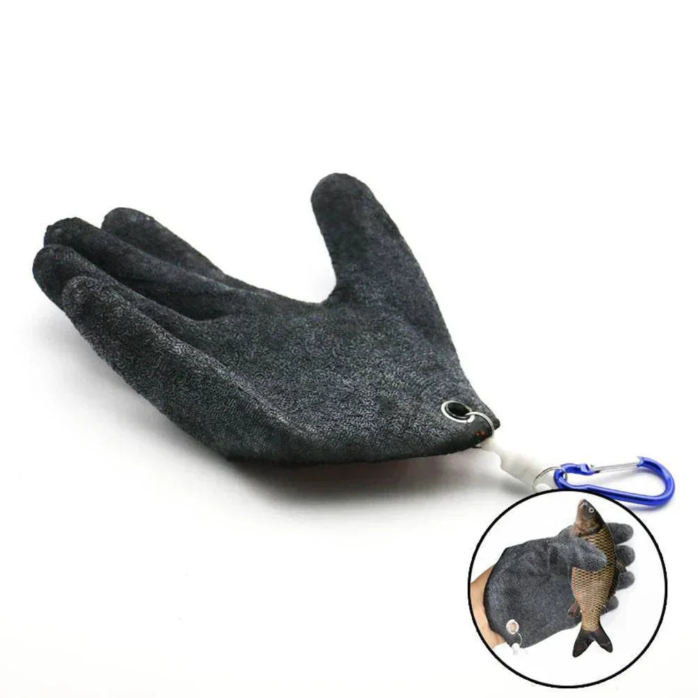 Gants de pêche à doigts couvrants avec aimant de dégagement pour protéger les mains - Lamylie