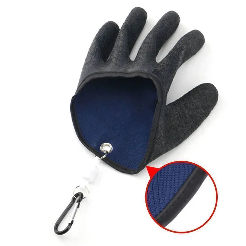 Gants de pêche à doigts couvrants avec aimant de dégagement pour protéger les mains - Lamylie