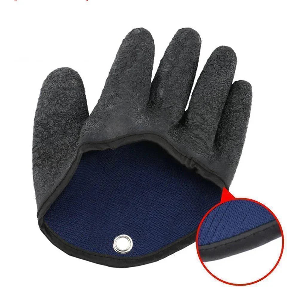 Gants de pêche à doigts couvrants avec aimant de dégagement pour protéger les mains - Lamylie