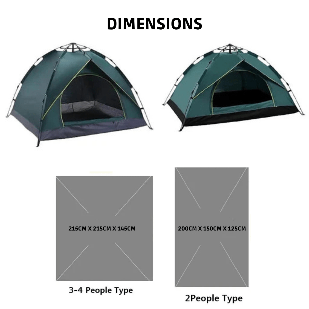 Instant Pop-Up Tent for Camping Outdoors - Lamylie