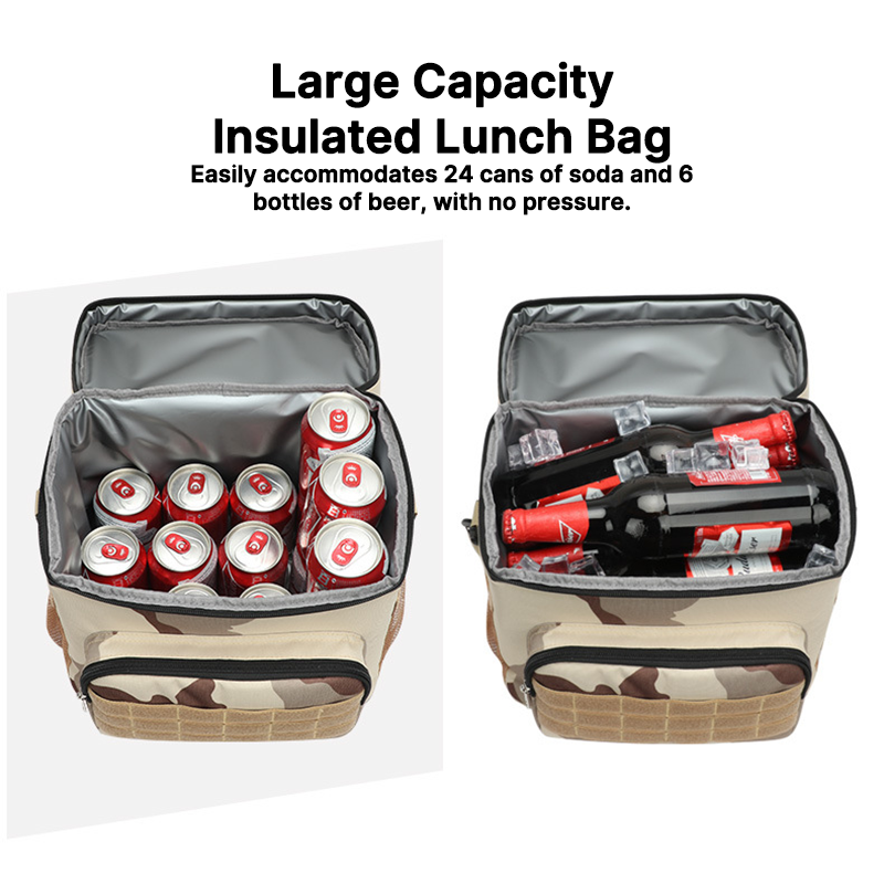 Isolierte Lunch-Kühltasche – starres und auslaufsicheres Design - Lamylie