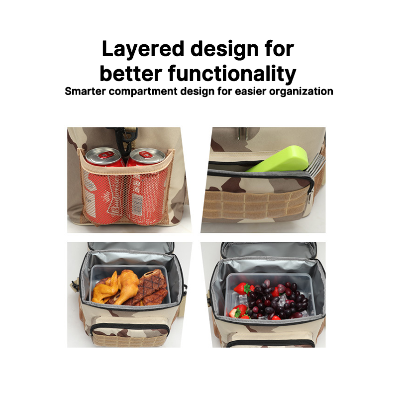 Isolierte Lunch-Kühltasche – starres und auslaufsicheres Design - Lamylie