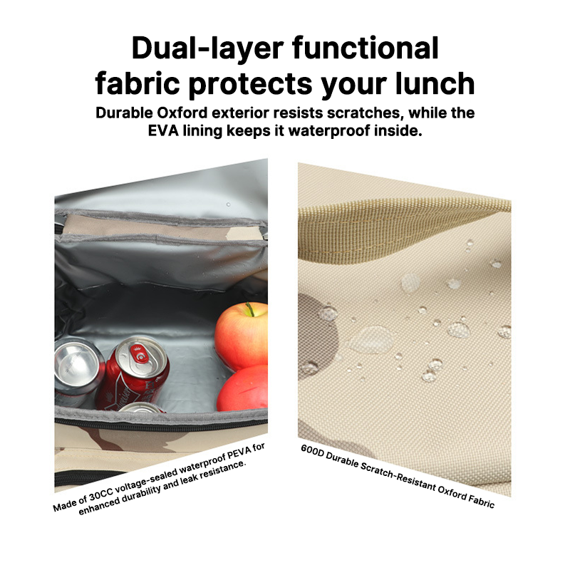 Isolierte Lunch-Kühltasche – starres und auslaufsicheres Design - Lamylie