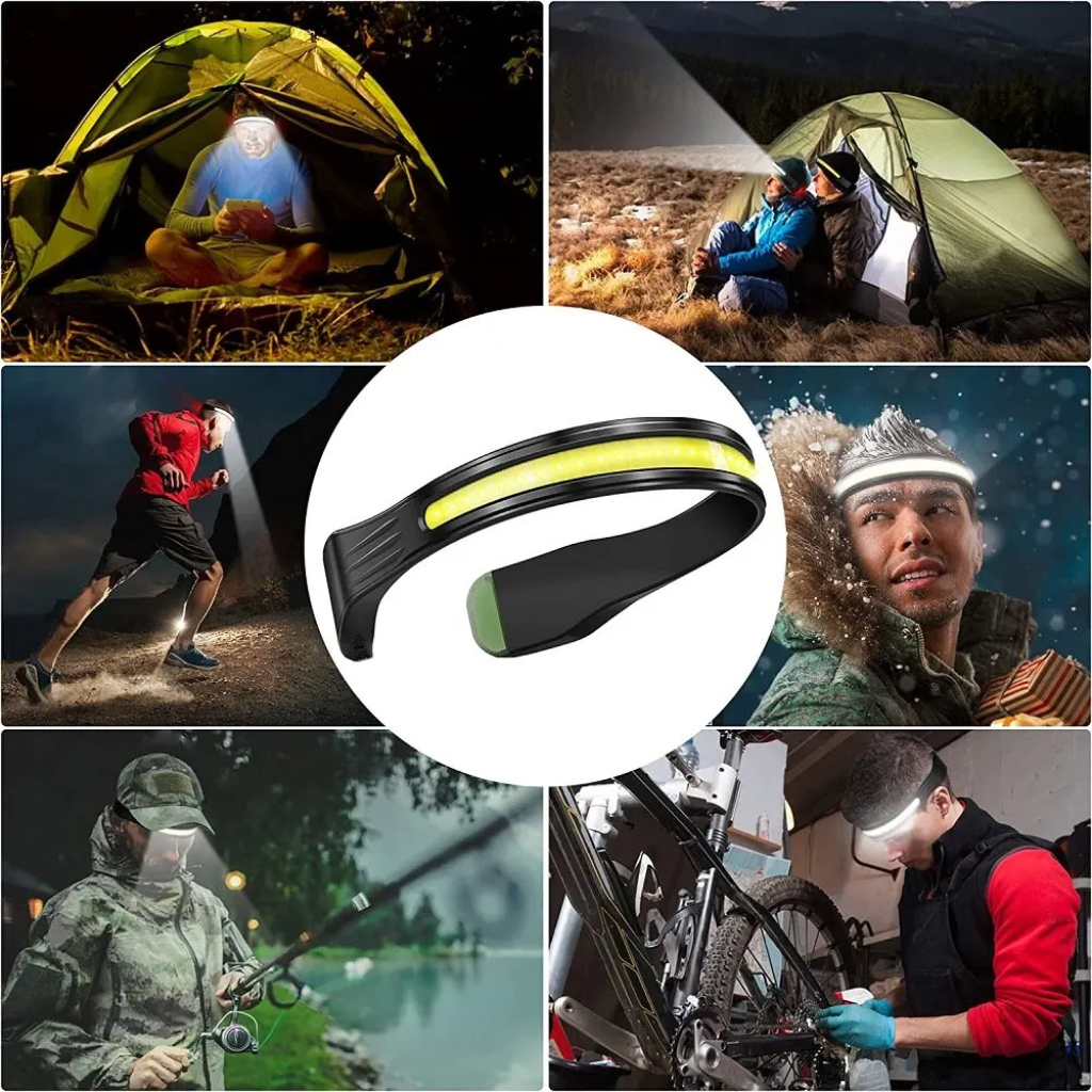 Multifunctional LED Headlight with Various Brightness Settings - Lamylie