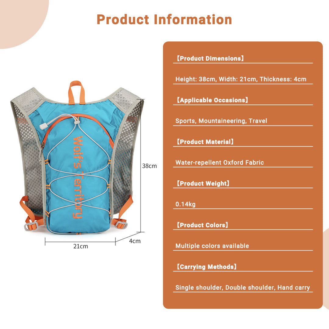 Lightweight Cycling and Hiking Backpack with Breathable Fabric - Lamylie