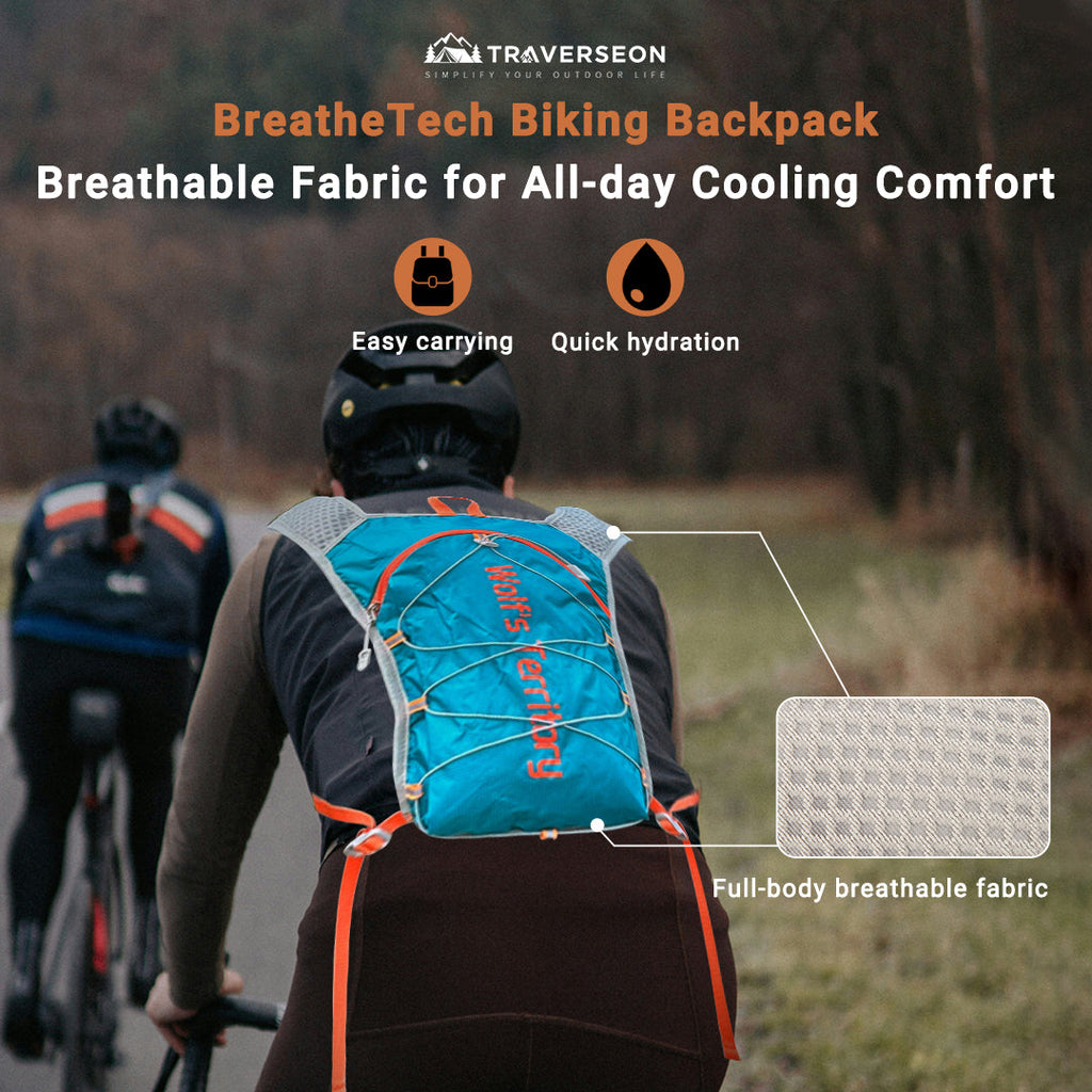 Lightweight Cycling and Hiking Backpack with Breathable Fabric - Lamylie