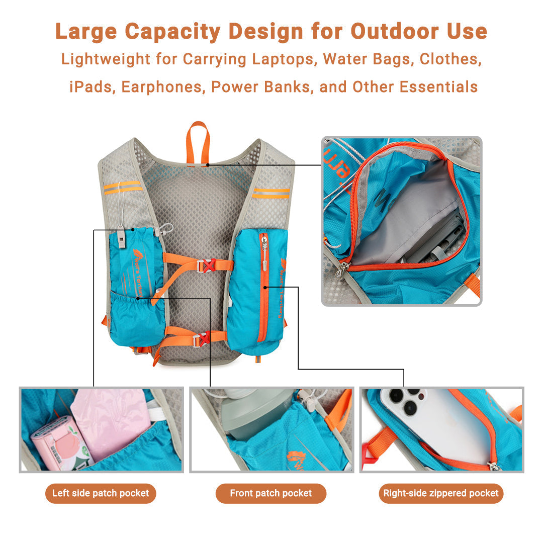 Lightweight Cycling and Hiking Backpack with Breathable Fabric - Lamylie