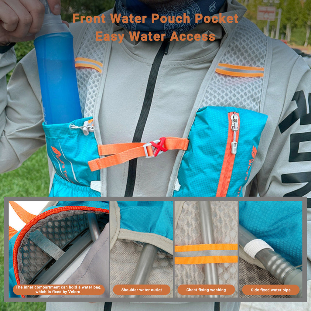 Lightweight Cycling and Hiking Backpack with Breathable Fabric - Lamylie