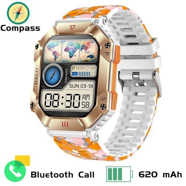 Robuste Smartwatch mit verlängerter Akkulaufzeit und Aktivitätsüberwachung - Lamylie