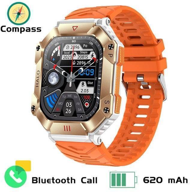 Robuste Smartwatch mit verlängerter Akkulaufzeit und Aktivitätsüberwachung - Lamylie