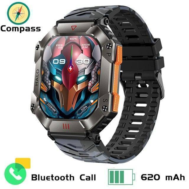 Robuste Smartwatch mit verlängerter Akkulaufzeit und Aktivitätsüberwachung - Lamylie