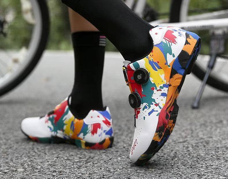 Cyklistické boty s plochou pedálovou podrážkou pro horskou cyklistiku - Lamylie