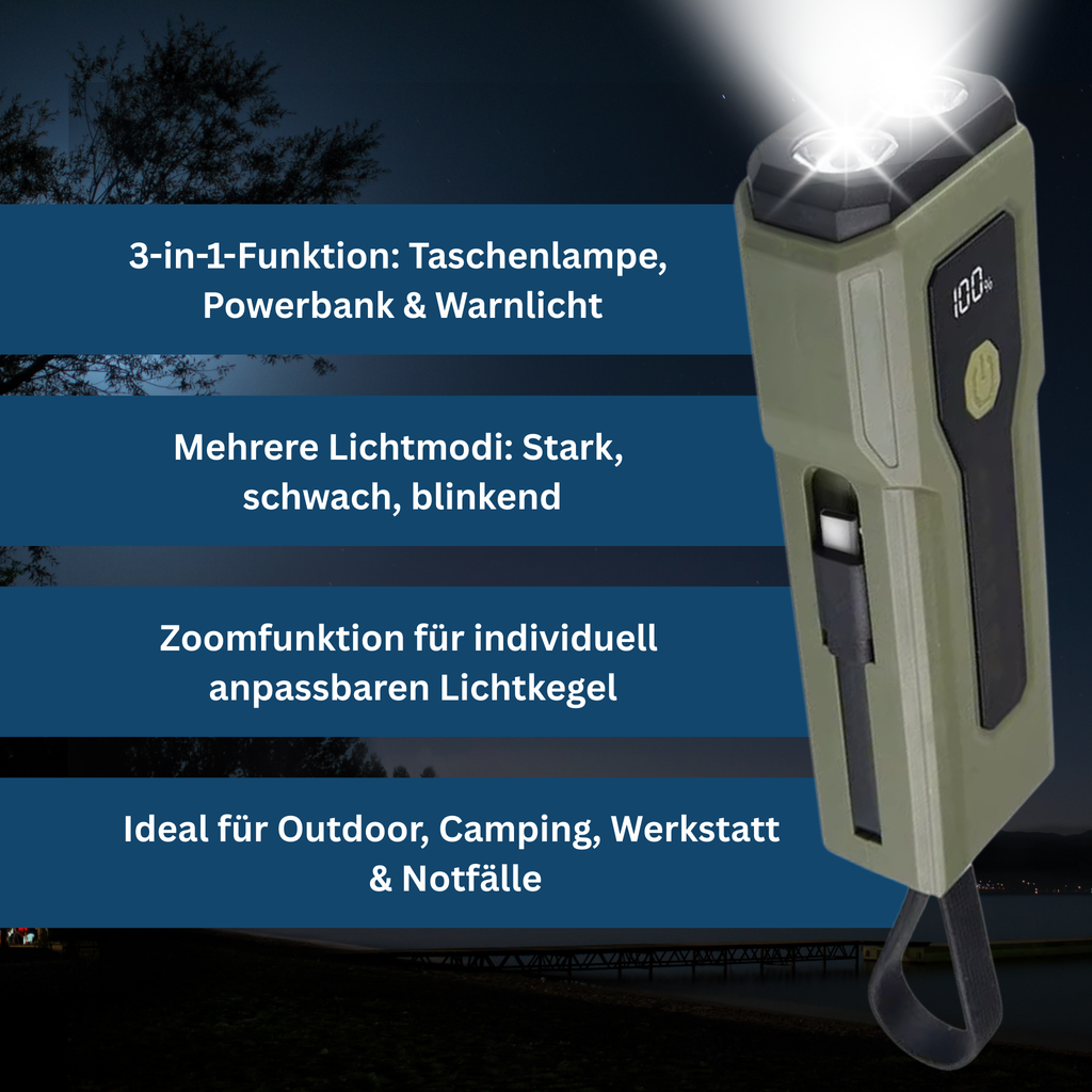 LED-es asztali lámpa powerbankfunkcióval – Lamylie