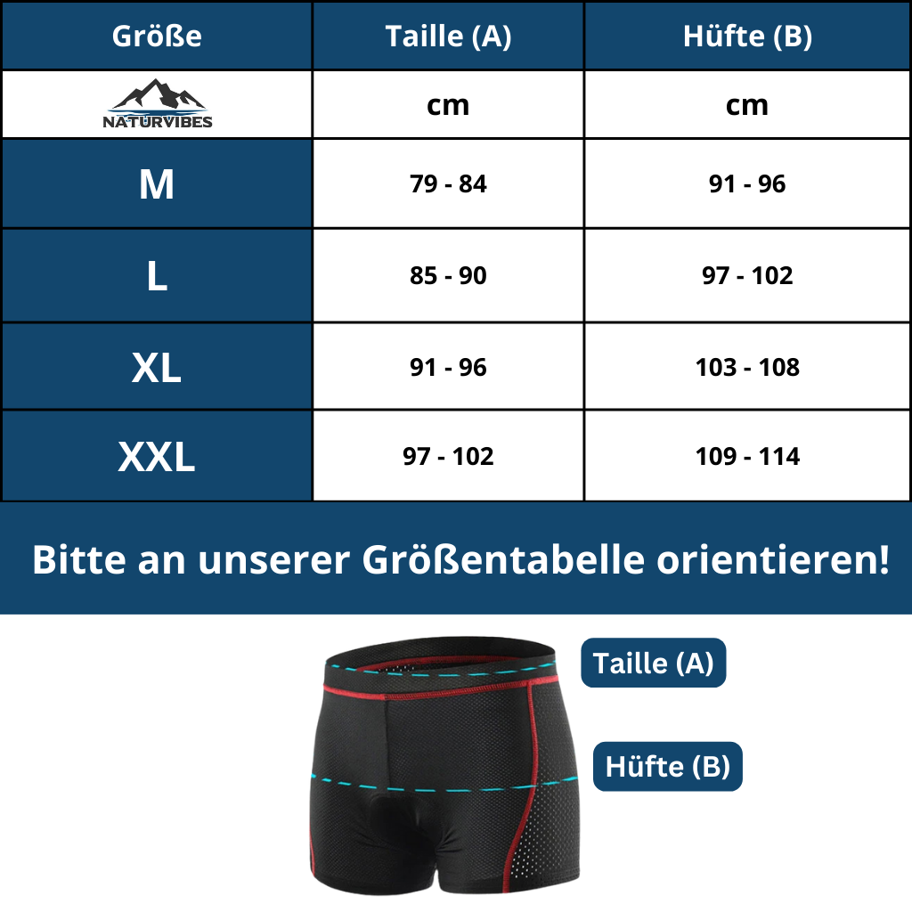 Pantaloncini da ciclismo comodi e imbottiti - Lamylie