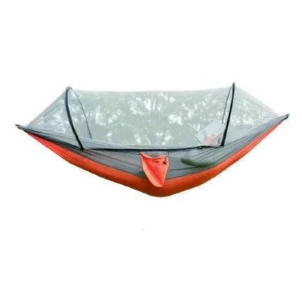 Rede de descanso para campismo com mosquiteiro integrado – Design portátil - Lamylie