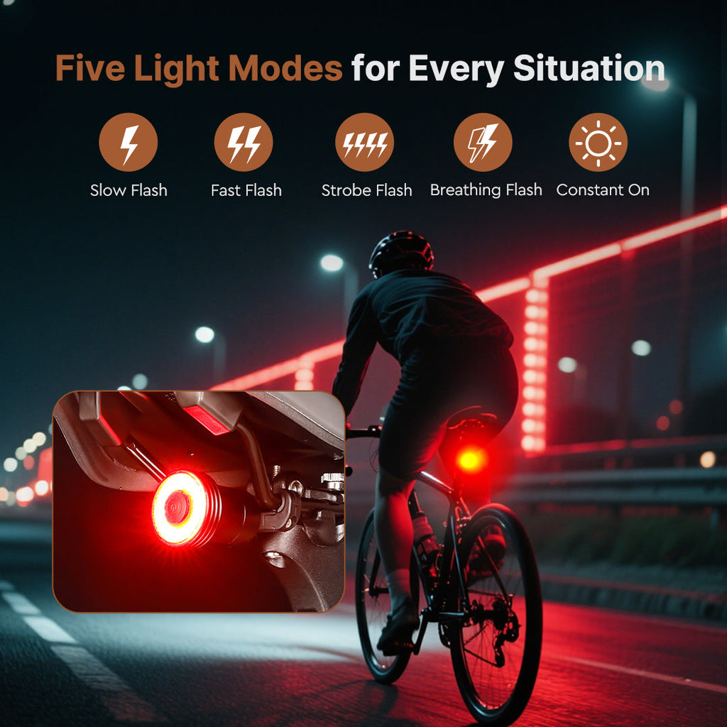 Fahrrad-Rücklicht mit Bewegungssensor – Lamylie
