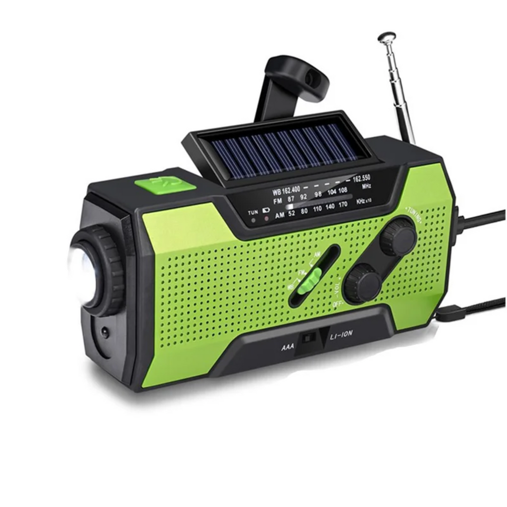 Emergency Radio with Solar and Hand Crank Power - Lamylie