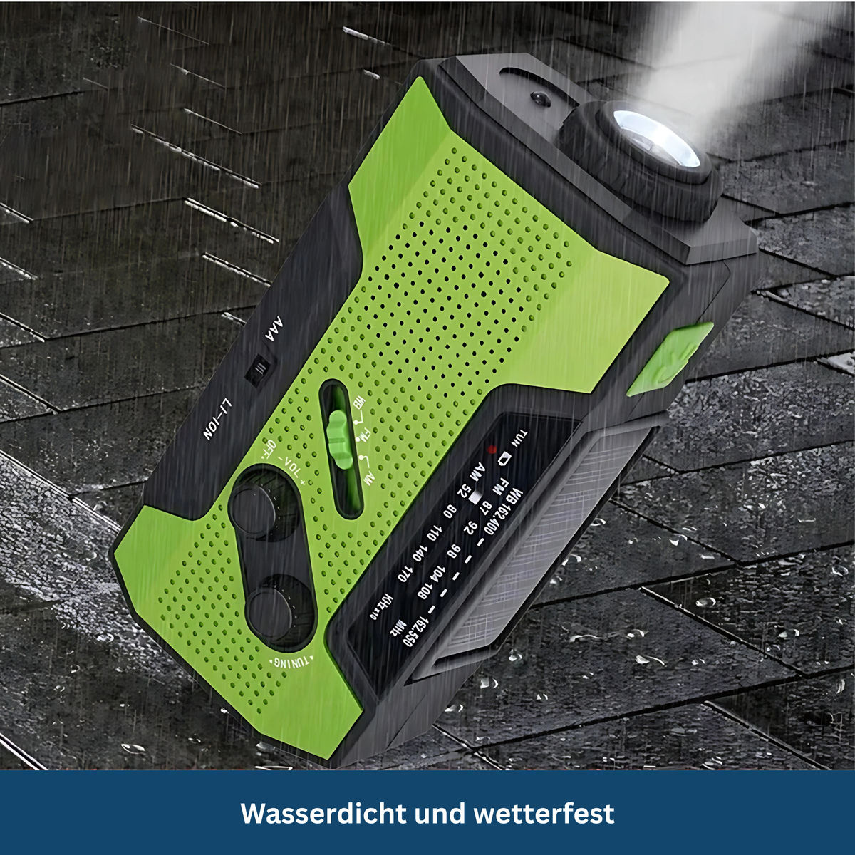 Emergency Radio with Solar and Hand Crank Power - Lamylie