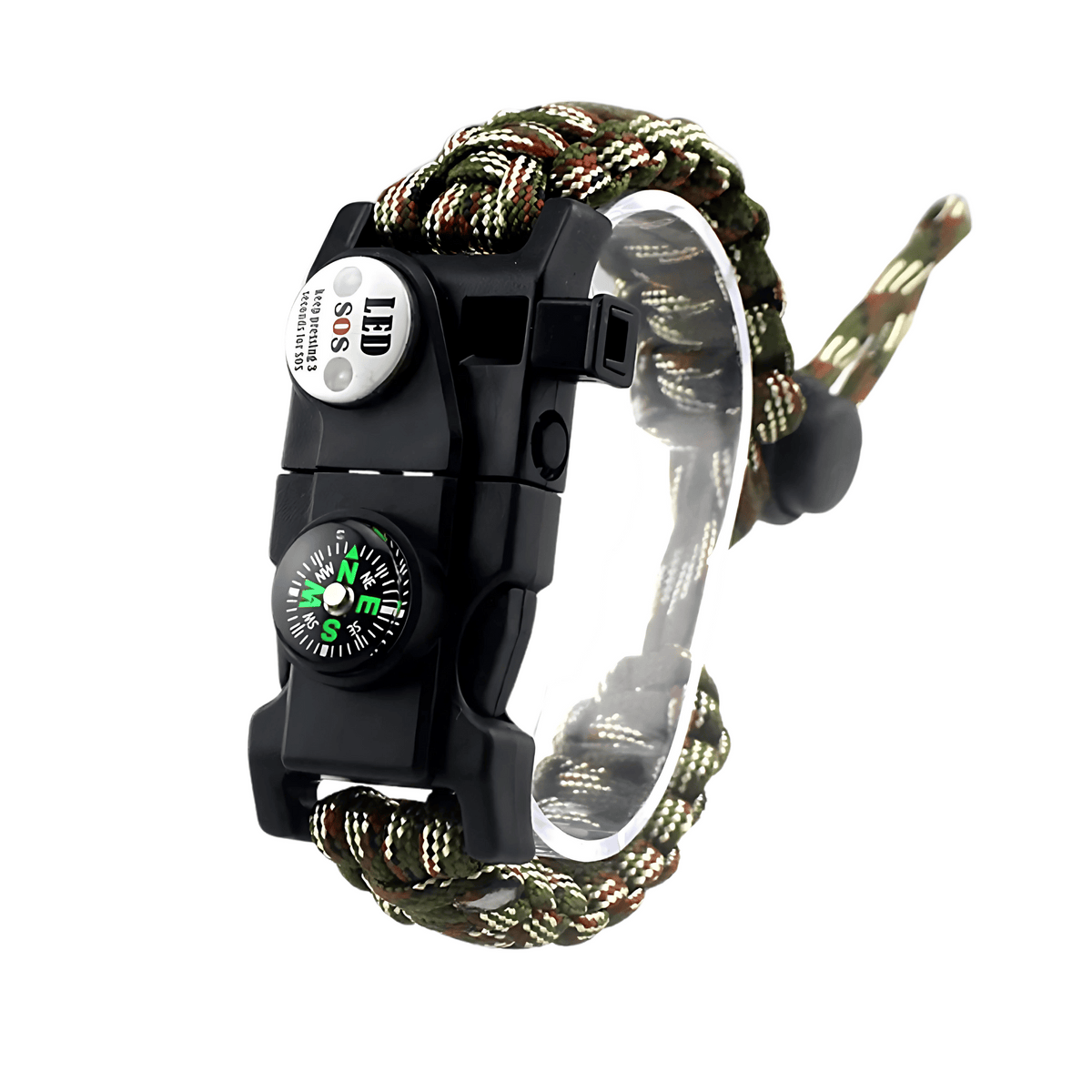 LED Compass Paracord Survival Bracelet - Lamylie