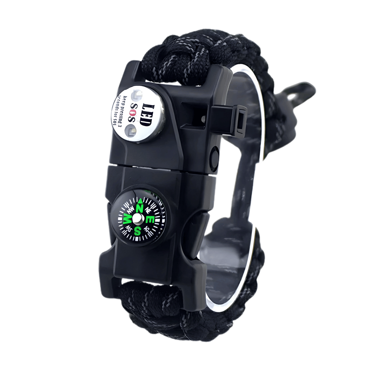 LED Compass Paracord Survival Bracelet - Lamylie