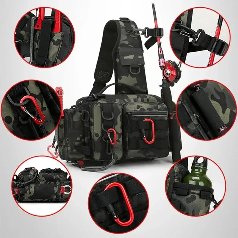 Fishing Backpack with Rod Storage for Tactical Use - Lamylie