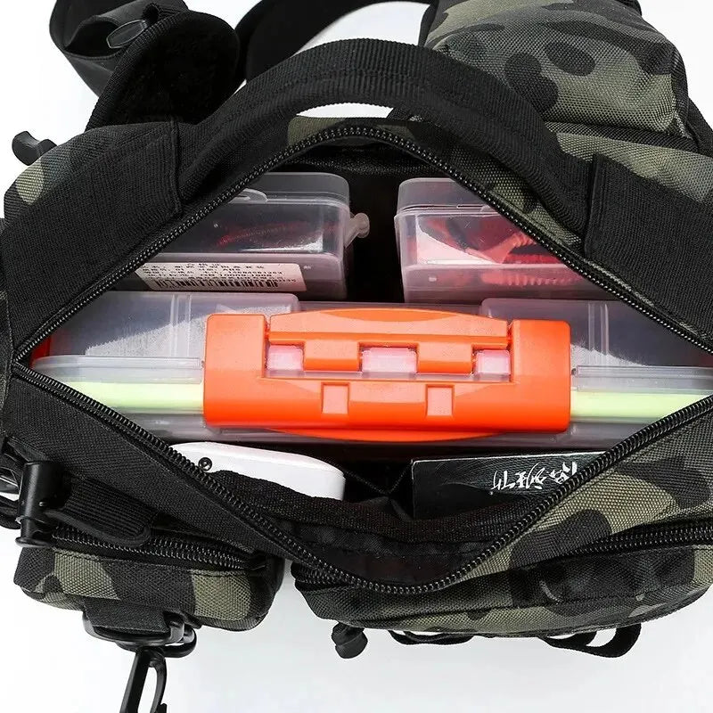 Fishing Backpack with Rod Storage for Tactical Use - Lamylie