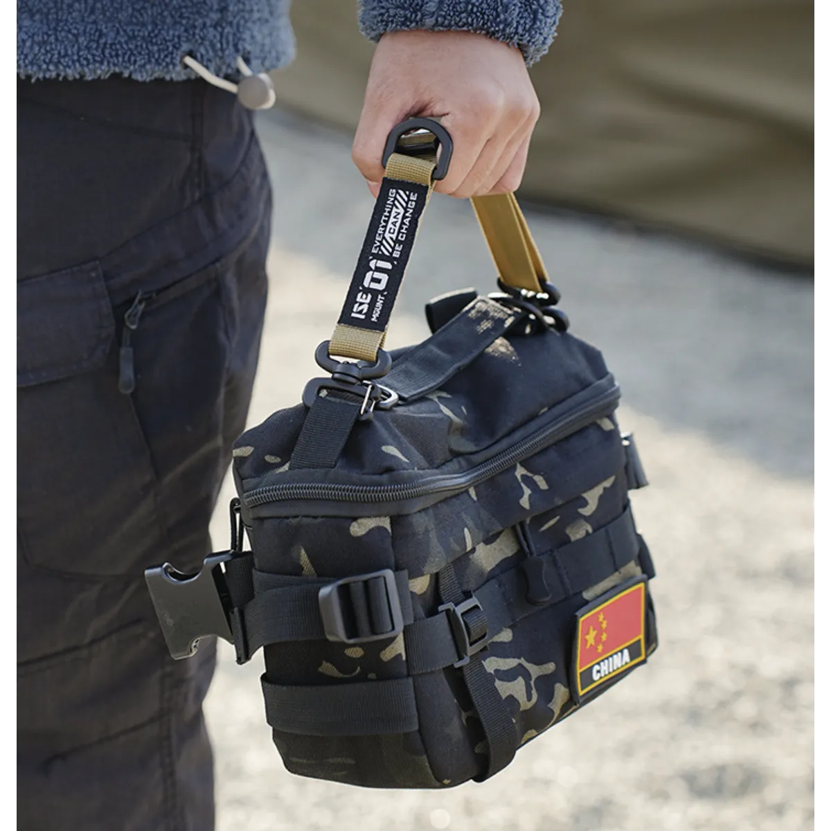 Gancio a clip per cinghie di equipaggiamento tattico - Lamylie
